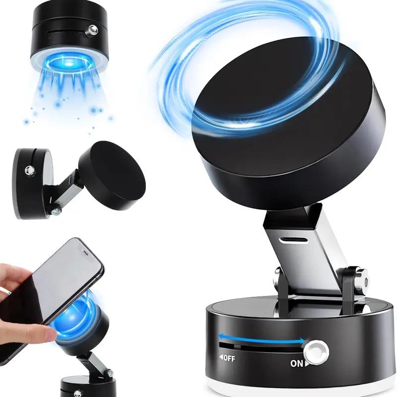 Mother'S Day Gift Magnetic Phone Holder Stand, Adjustable & Foldable, Strong Suction Cup, Vacuum Adsorption, Portable Multifunctional Mobile Phone Stand for Car & Multi-Scene Use Vacuum Magnetic